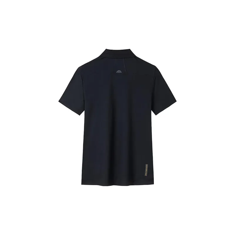 Anta Champion Series Polo Shirt Women's Basic Black-1