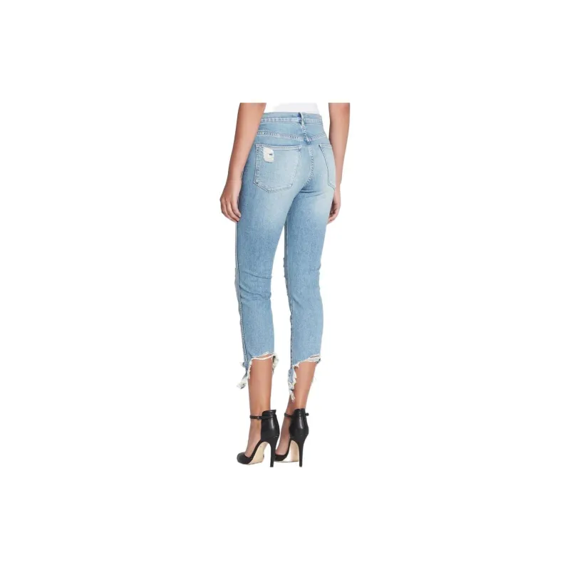 3X1 Ripped Pants Jeans Women's Blue-2