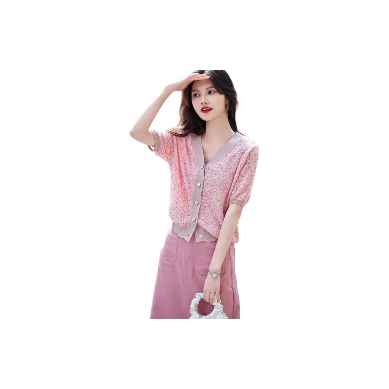 【dme】 Knitwear Women's Light Peach Pink-1