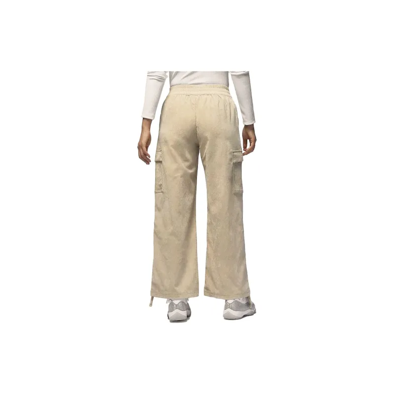 Jordan Knitted Sports Pants Women's Desert Yellow-5