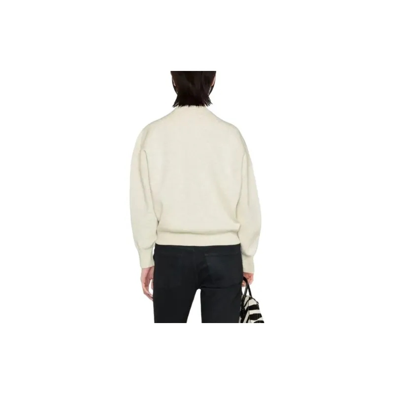 ISABEL MARANT ETOILE Logo Intarsia Crewneck Jumper-3