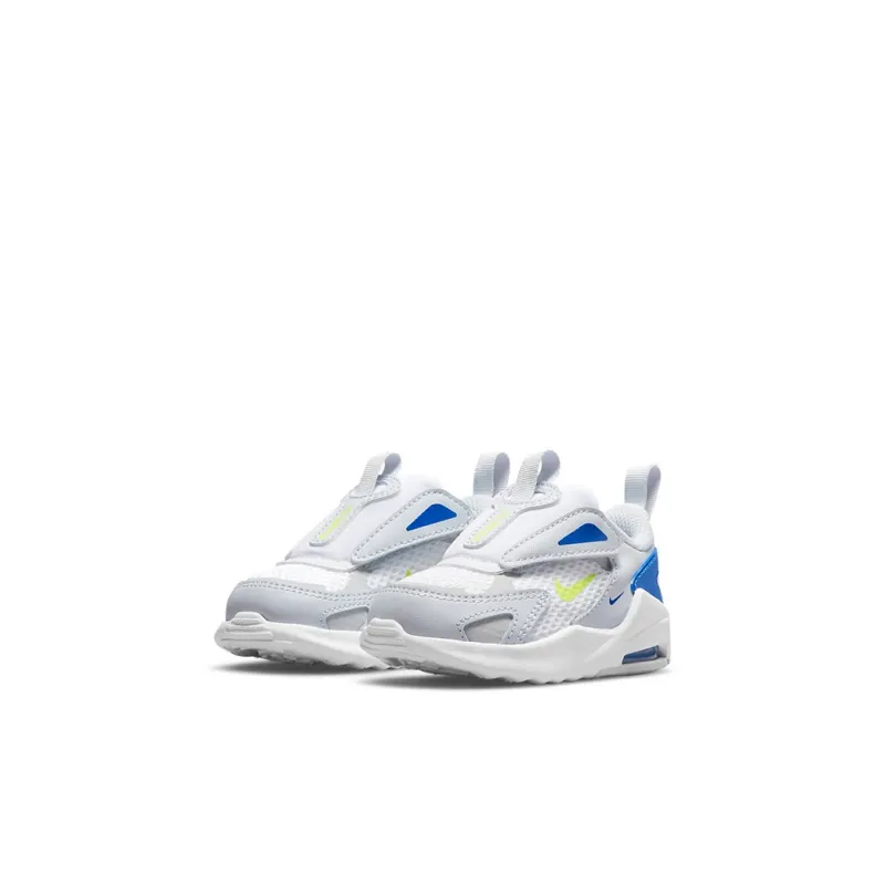 Nike Air Max Bolt Abrasion Resistant Low Top Toddler Shoes Gray White Blue Infant And Toddler-2