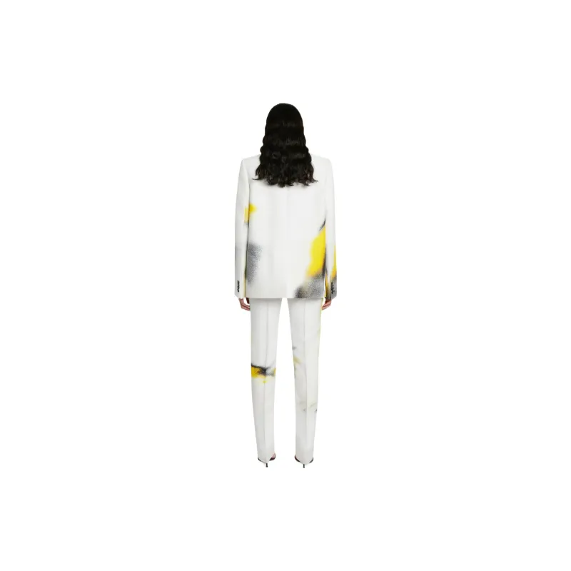 Alexander McQueen Knitted Sweatpants Women's Yellow-2