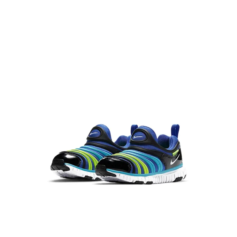 Nike Dynamo Free Low Top Sports Casual Shoes Blue Black Children Aged 3 7 Years Old-2