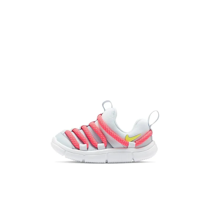 Nike Novice Abrasion Resistant Low Top Sports Casual Shoes Gray Pink Yellow Infant And Toddler-0