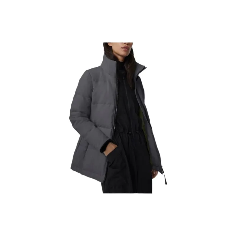 Canada Goose Chelsea Series Down Jackets Women's Dark Gray-4