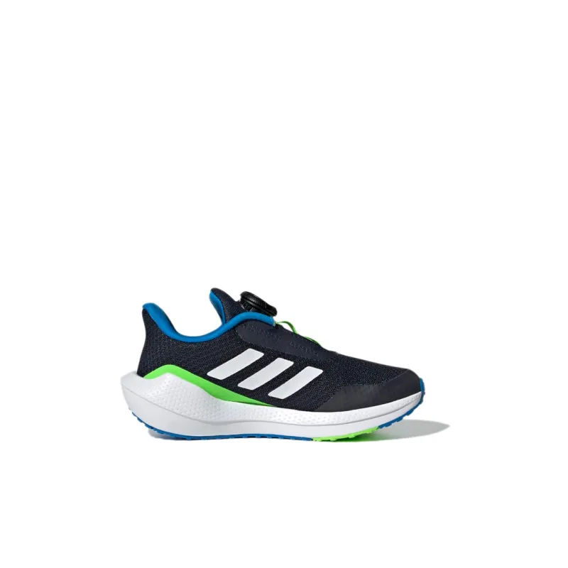 Adidas EQ21 Run Boa Bounce Abrasion Resistant Low Top Kids' Running Shoes Blue Kids'-1