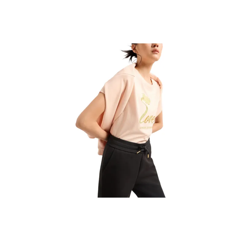ARMANI EXCHANGEAE SS24 T Shirt Women's Pink-3