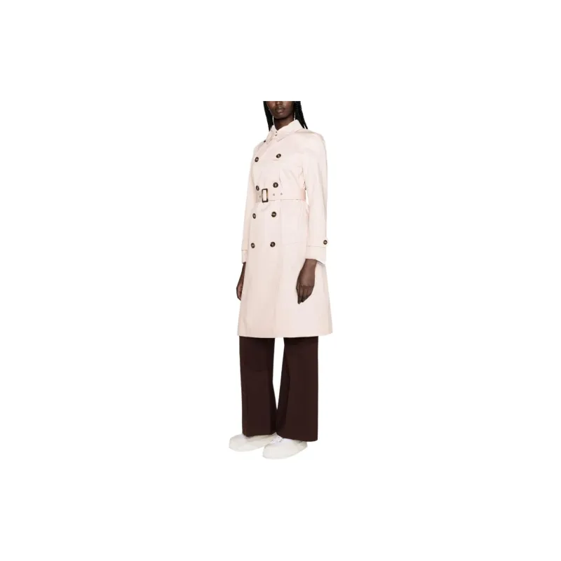 BARBOUR SS24 Trench Coat Women's Light Pink-3