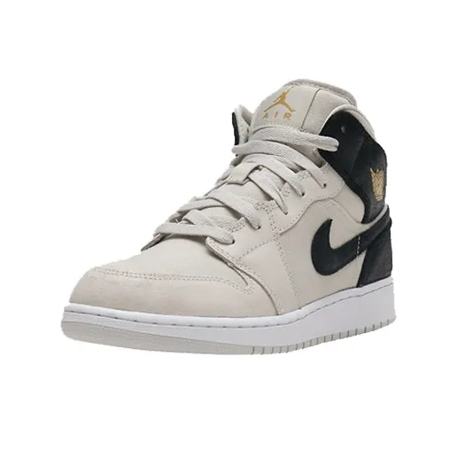 Jordan 1 Retro Mid GS Light Bone-1