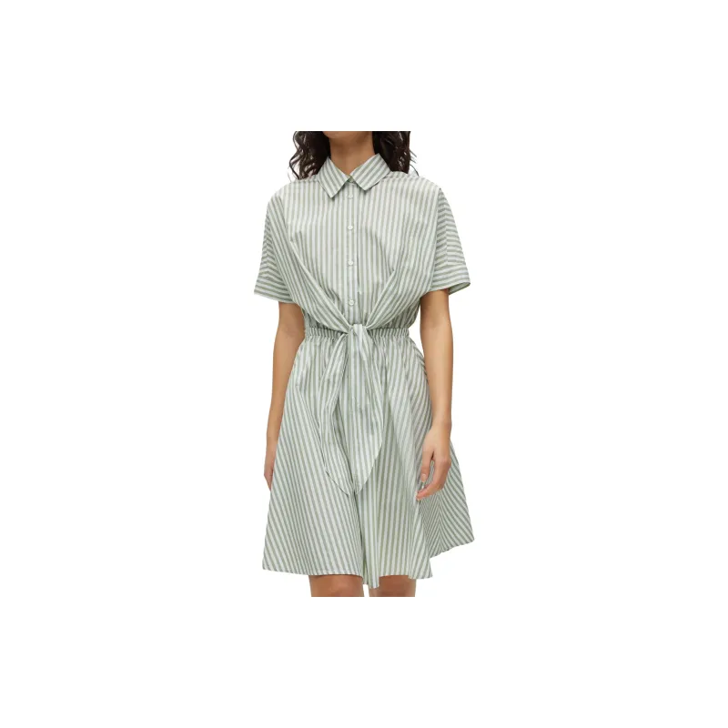 HUGO BOSS SS23 Short Sleeved Dress Women's Green-1