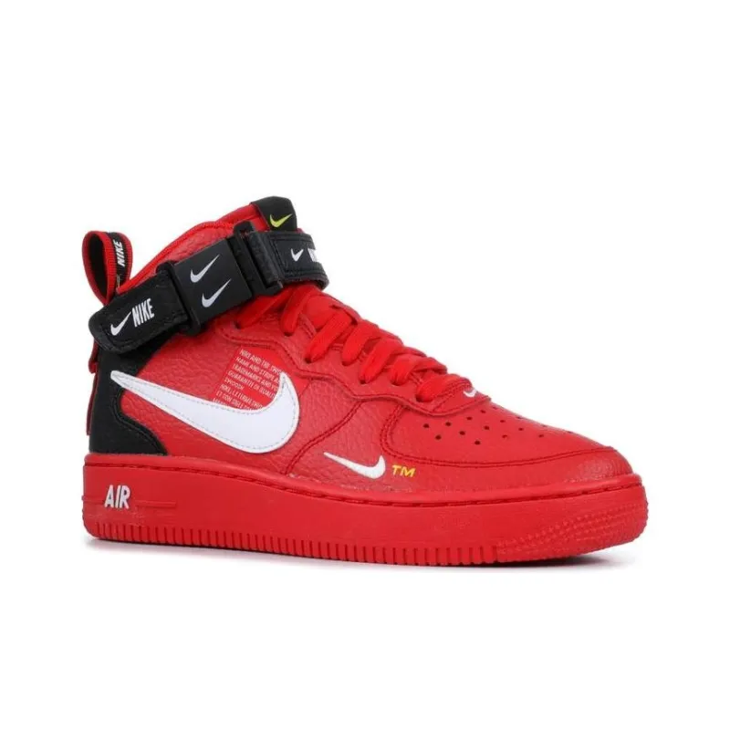Nike Air Force 1 Mid Utility University Red GS-2