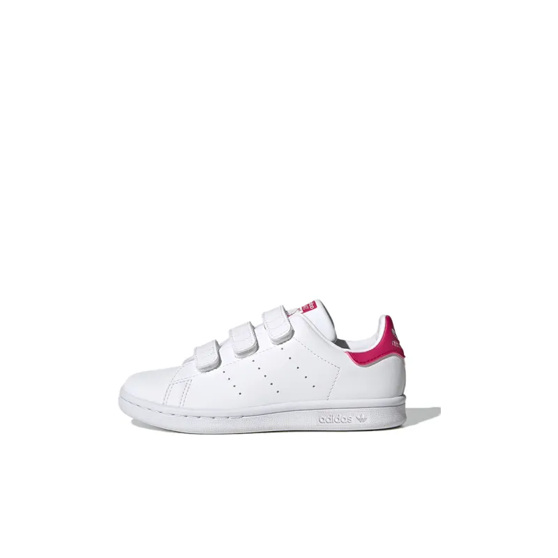 Adidas Stan Smith J 'White Bold Pink'-0