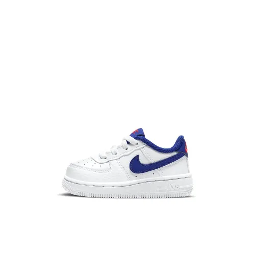 Nike Air Force 1 Low White Deep Royal Blue University Red TD