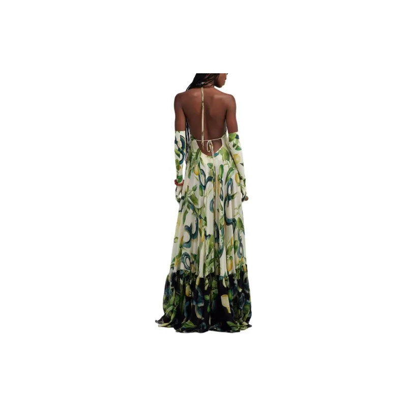 Roberto Cavalli Floral print Silk Dress-2