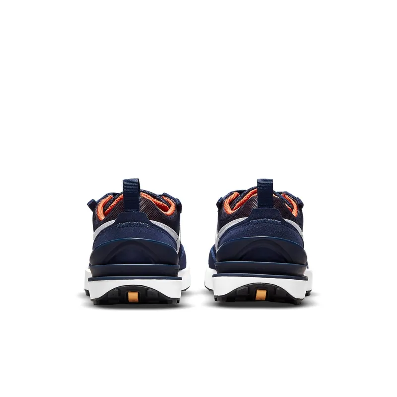 Nike Waffle One Low Top Sports Casual Shoes Blue Orange Children Aged 3 7 Years Old-4