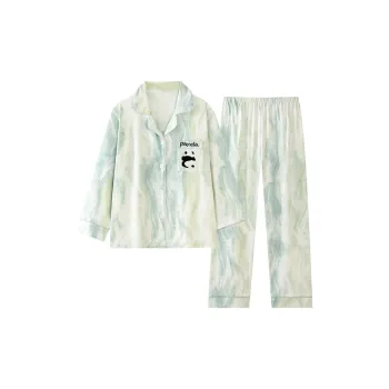 Han Ziduo Pajama Set Women's Gradient Green