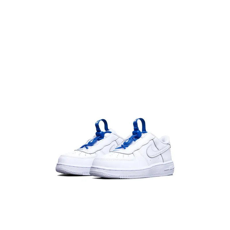 Nike Air Force 1 Toggle Low Top Toddler Shoes White Blue Infant And Toddler-2