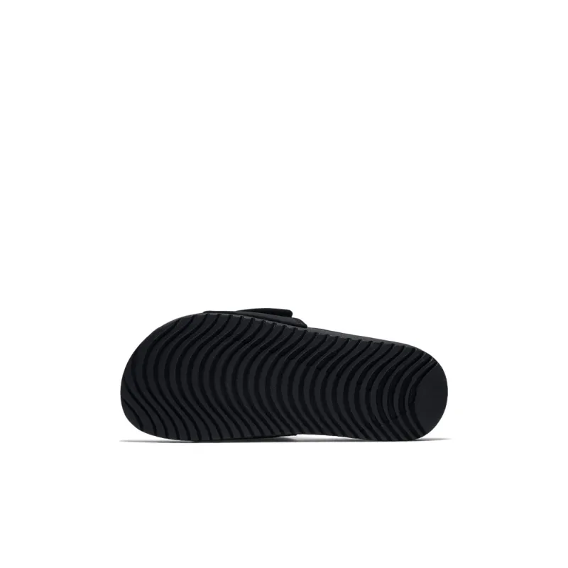 Nike Kawa Anti Slip Wear Resistant Slippers Black White Kids'-3