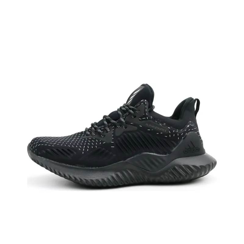 Adidas J Slip-Resistant Low-Top Kids' Running Shoes Black Teenagers-0