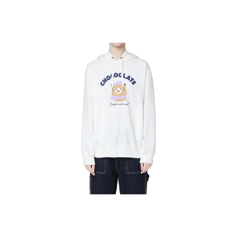 :CHOCOOLATE Graphic-printed Hoodie-4