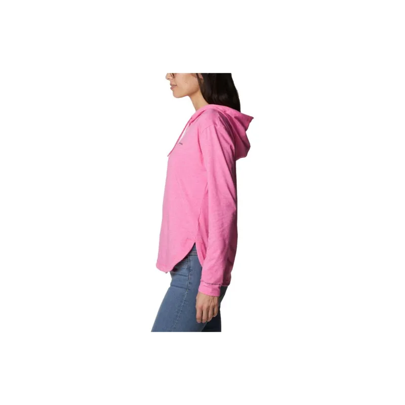 Columbia T-Shirts Women's Bright Pink-3