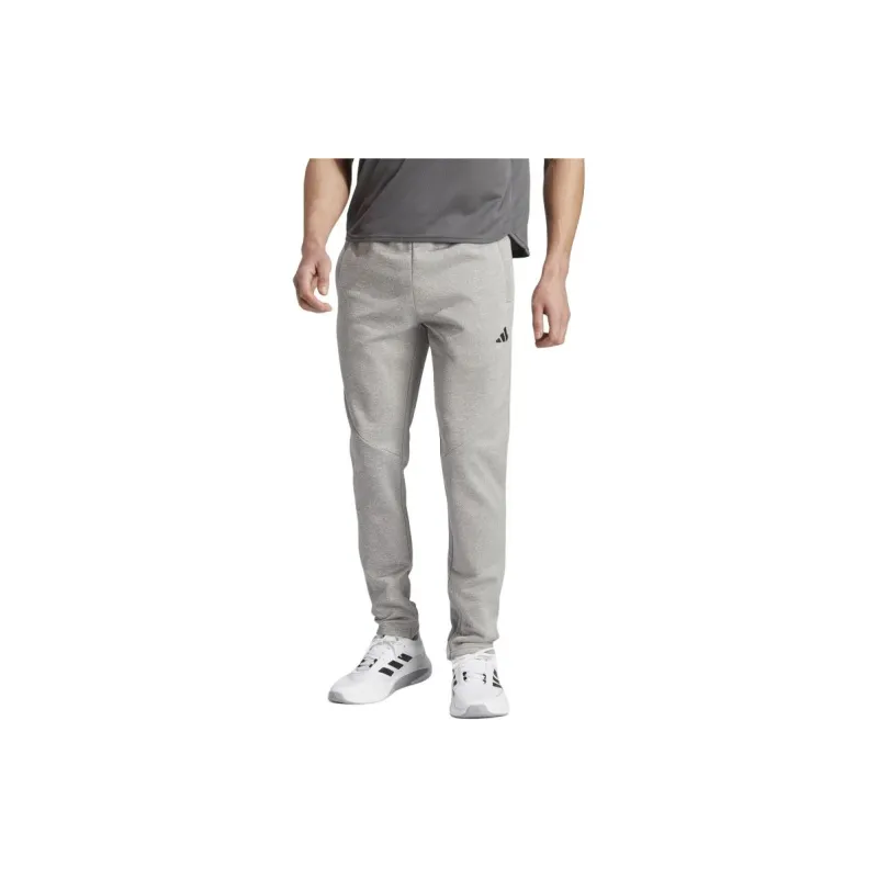 Adidas AEROREADY GAME AND GO SMALL LOGO TRAINING Knitted Sports Pants Men's Gray/White-1