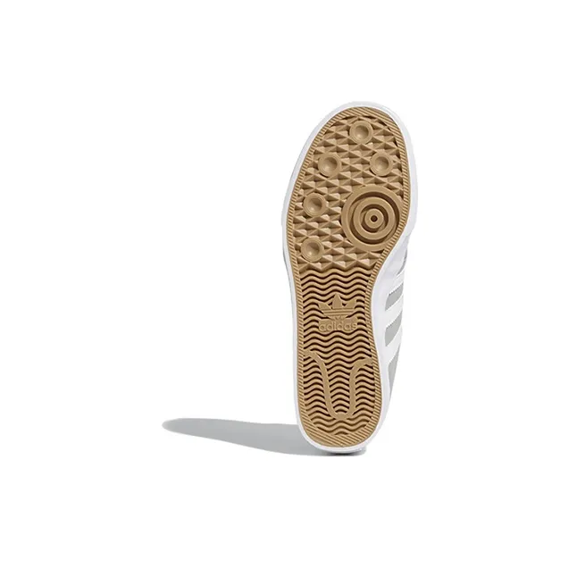 Adidas Originals Seeley K Lightweight And Wear resistant Low Top Kids' Skateboarding Shoes Gray White Kids'-5