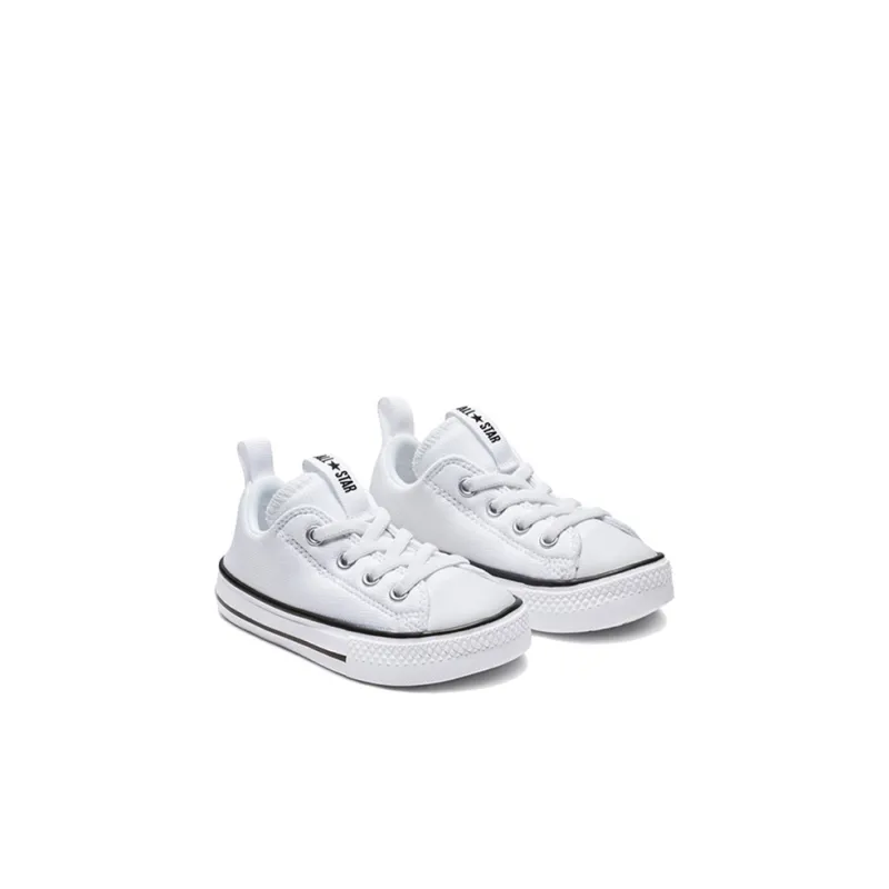 Converse Chuck Taylor All Star Anti Slip Wear Resistant Low Top Toddler Shoes Pearl White Infant And Toddler-2