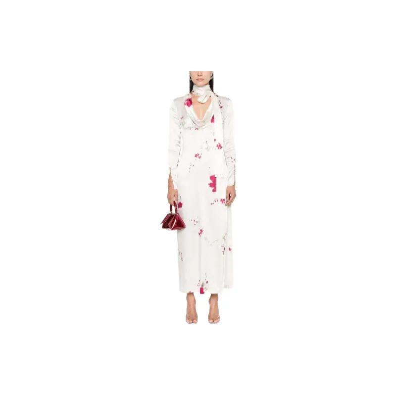 Blumarine Roses print Maxi Dress-1