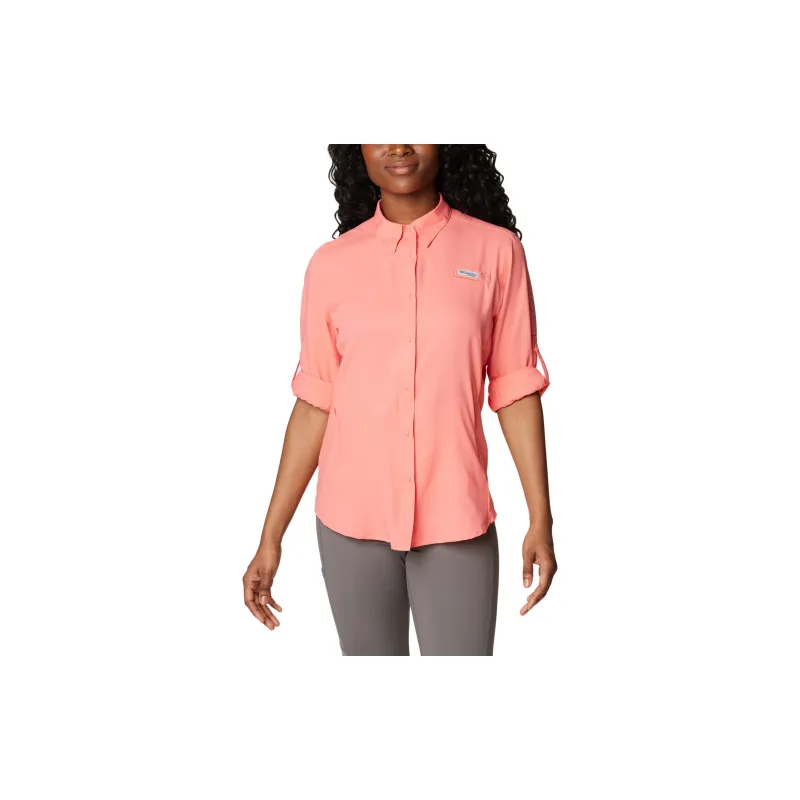 Columbia PFG Tamiami™ II Shirt Women's Light Orange Red-2