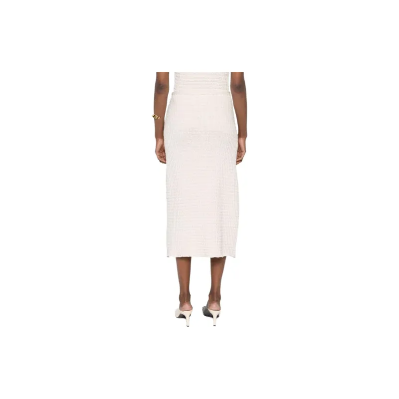 JIL SANDER Waffle knit Skirt-3