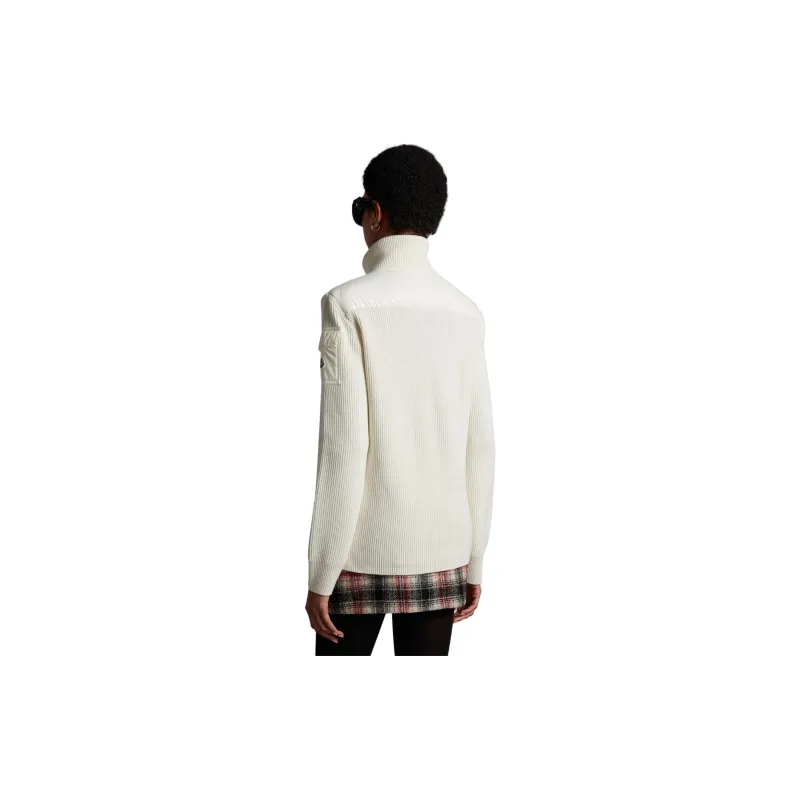 Moncler Down Jacket Winter Women's White-2