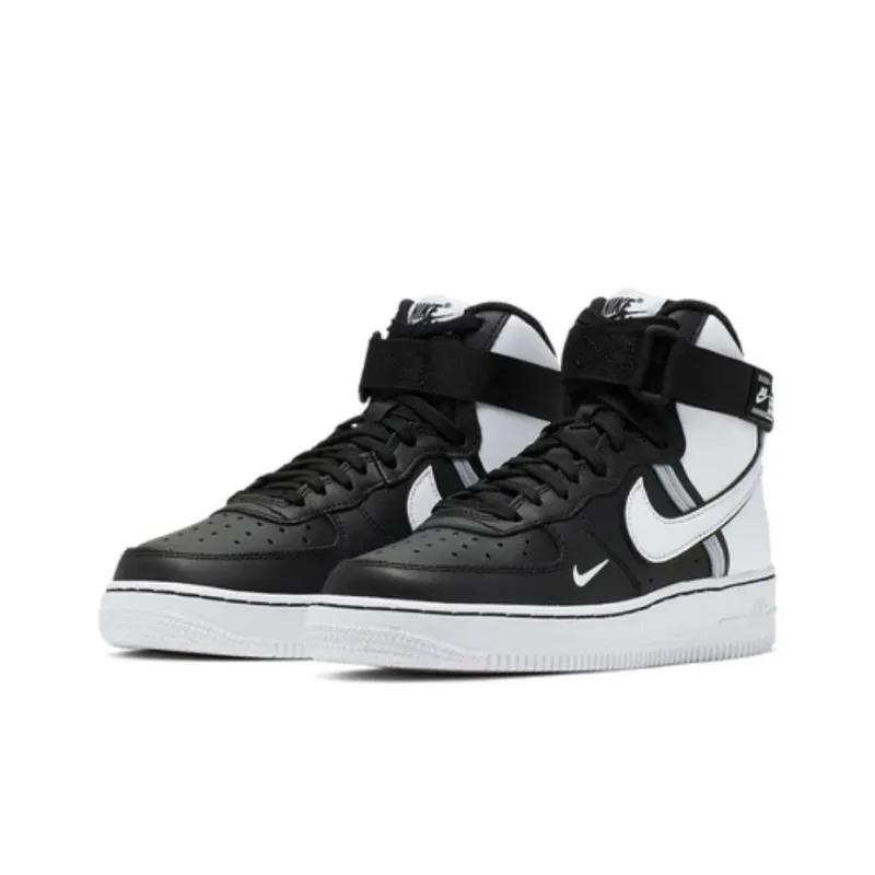 Nike Air Force 1 High LV8 2 'Black White' GS-2