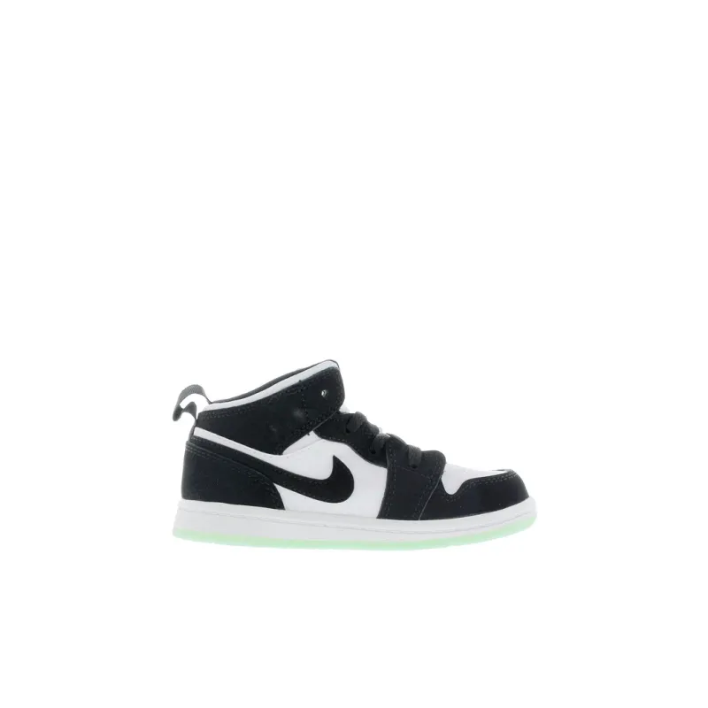 Jordan 1 Mid White Black Teal Tint TD-1