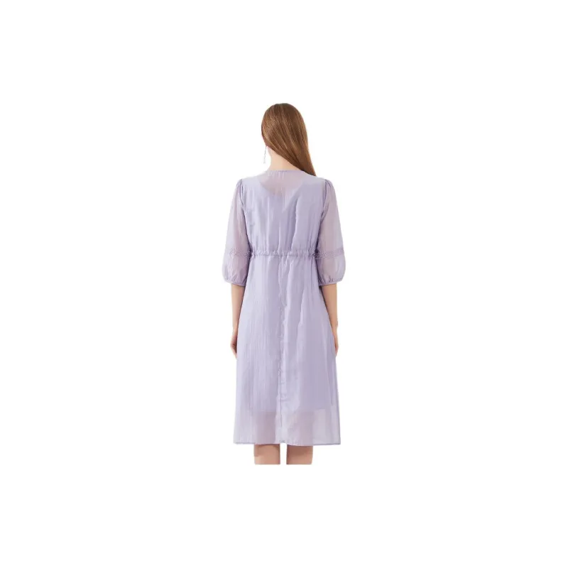 CHABER Long Sleeved Dresses Women's Purple-0