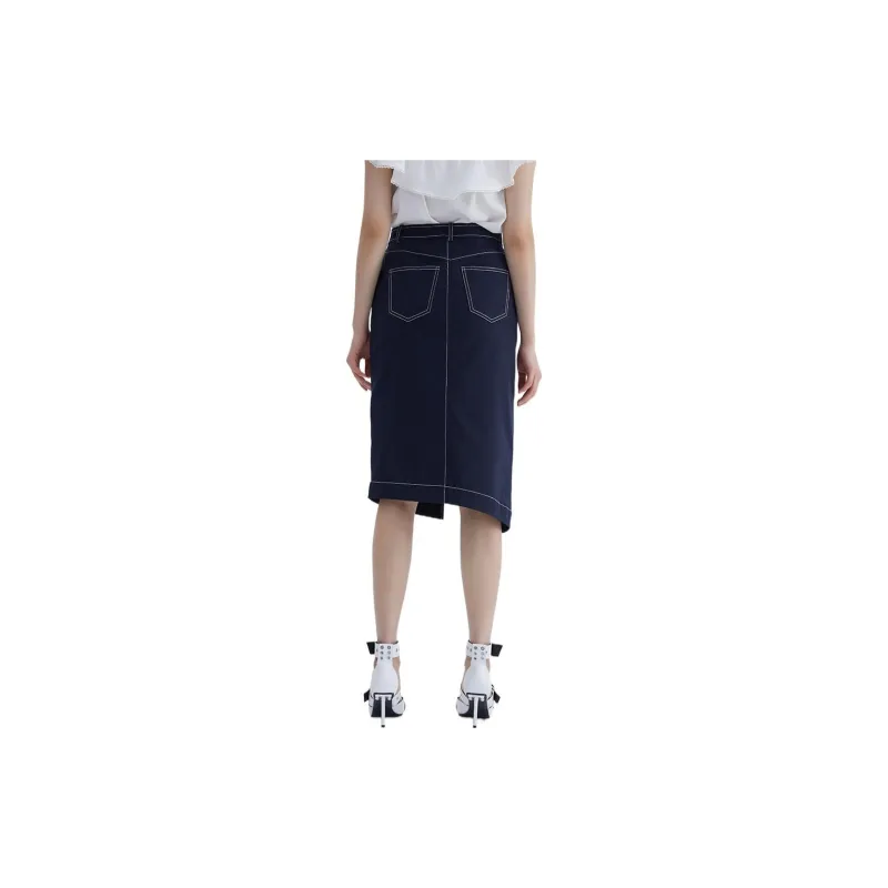 LOFT SHINE Denim Short Skirts Women's Blue-3