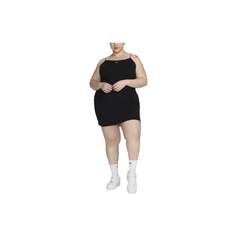 Nike Sportswear Chill Knit Women's Tight Mini Rib Cami Dress Plus Size-2