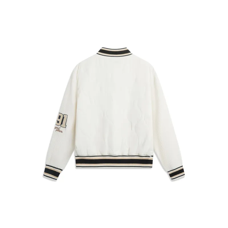 LiNing x Disney Puffer Jacket Women's Ivory-1