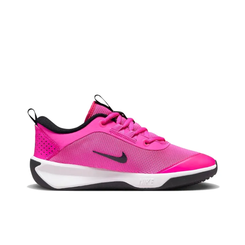 Nike Omni Multi Court Shock Absorbers With Slip Resistant Features Low Top Kids Lifestyle Shoes Purple Black Teenagers-1
