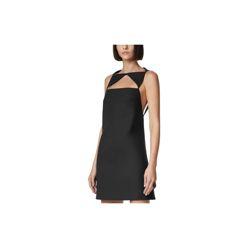 VERSACE Cut Out Open Back Sleeveless Mini Dress-2