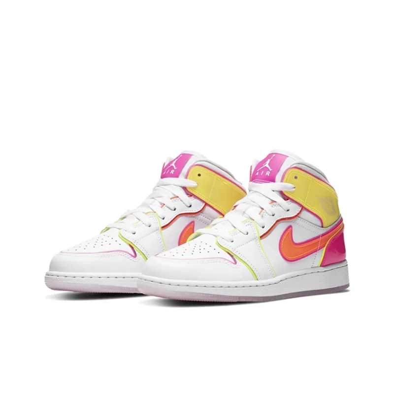 Jordan 1 Mid 'Edge Glow' GS-2