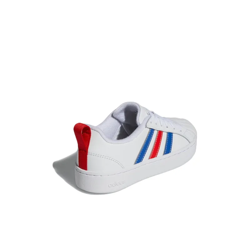 Adidas Neo Streetcheck K Low Top Kids' Skateboarding Shoes White Red Blue Kids'-3