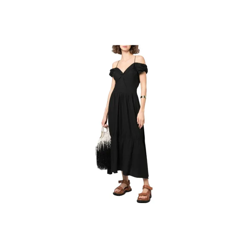 VINCE Sleeveless Dresses Women's Black-1