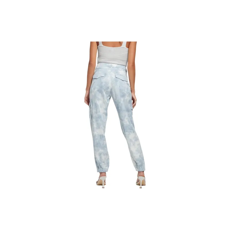 GUESS Bowie Cargo Chino Pants Cargo Pants Women's Blue-2