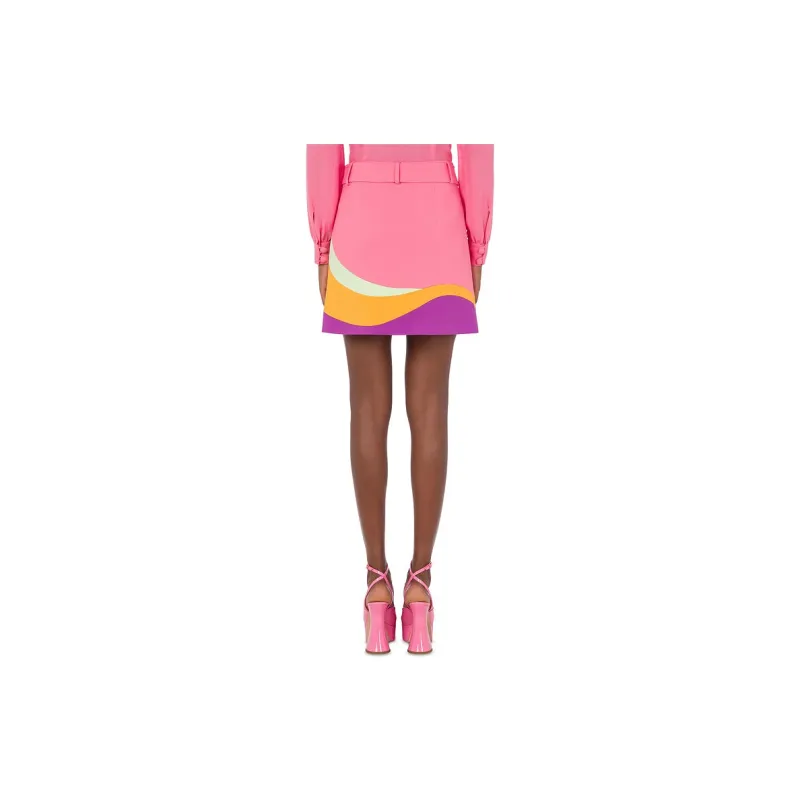 MOSCHINO Casual Short Skirts Women's Pink-2