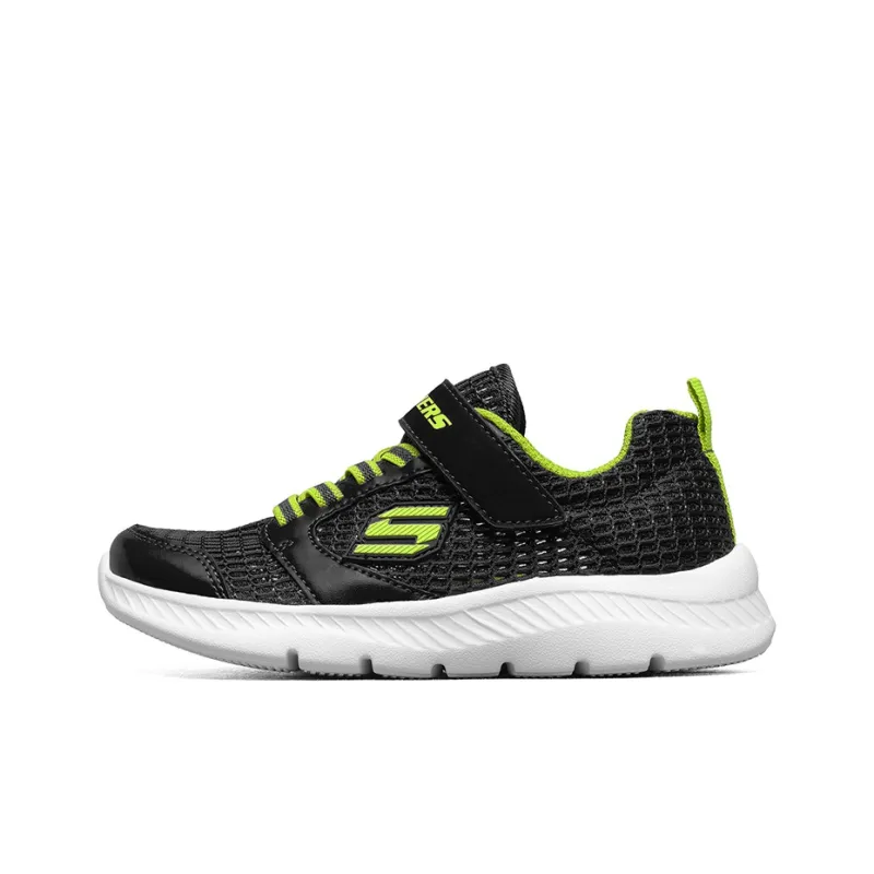 Skechers Go Run 400 Low Top Kids' Running Shoes Black Green Teenagers-0