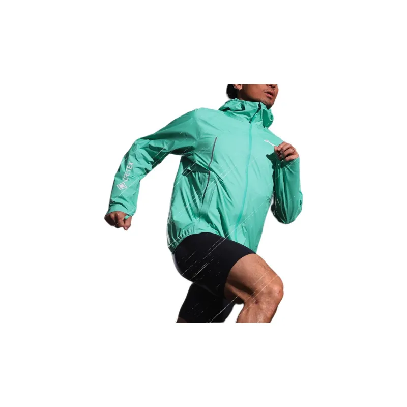 LiNing Running Collection Water Resistant Windproof Breathable Windbreaker Jacket Unisex Pearl Emerald Green-2