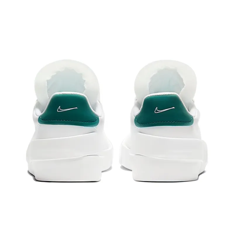 Nike Drop Type PRM Low Top Skateboard Shoes White Green Teenagers-3