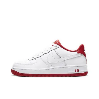 Nike Air Force 1 White University Red GS